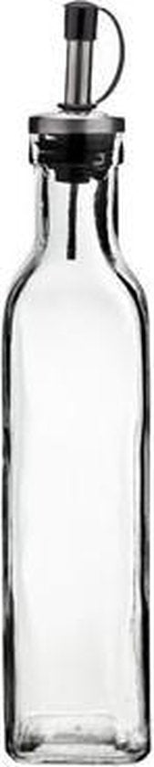 Cosy & Trendy olie- en azijnset van glas – 30 cl met schenktuit, medium
