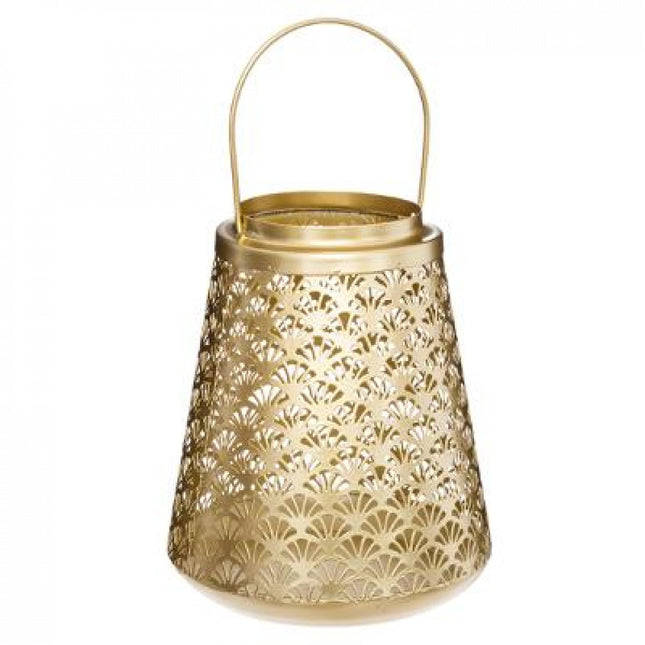 Lanterne effet métal 19,5 cm