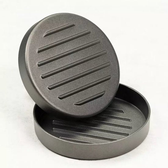 Kinghoff KH1740 hamburgerpers – aluminium met antiaanbaklaag, Ø 12 cm – foto 2