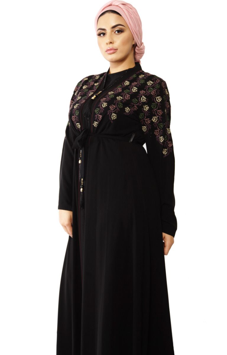 Abaya Modeste Brodée