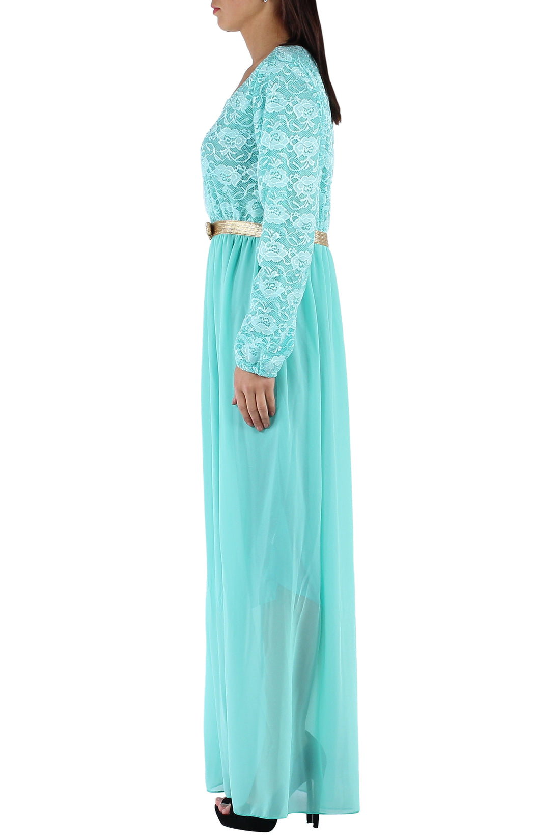 Maxi dress-Aquamarine
