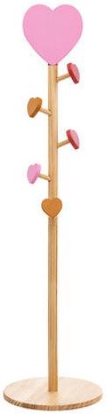 Atmosphera Kids Garderobenständer Ø35xH135cm - Natur/Rosa