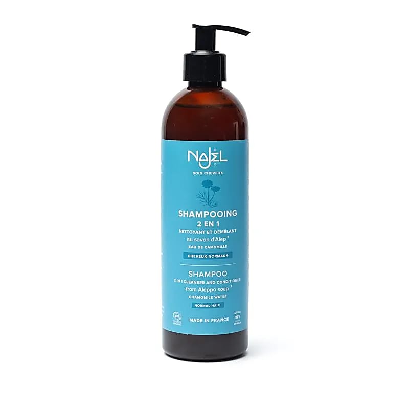 Aleppo shampoo 2-in-1 voor normaal haar – olijf- en laurierbesolie, 500 ml