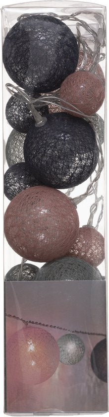 Atmosphera String Lights - 20 illuminated spheres - multi-colour mix - 210 cm - batteries