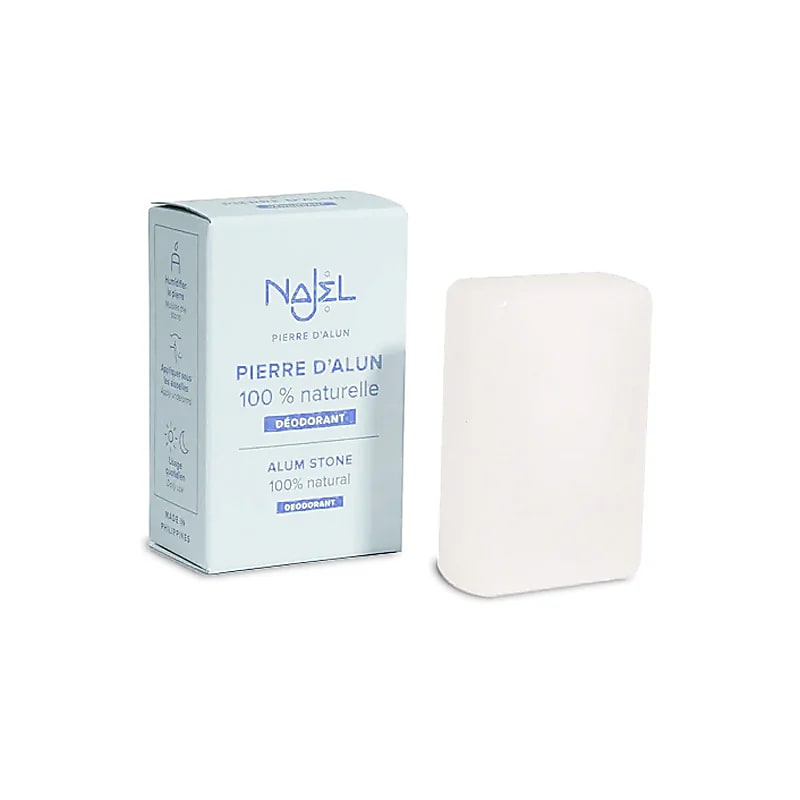 Najel aluinsteen – natuurlijke deodorant steen, geurloos (alum stone)