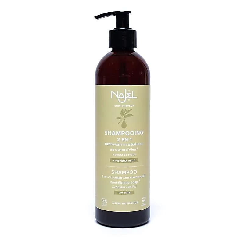 Shampoing d'Alep 2-en-1 pour cheveux secs BIO
