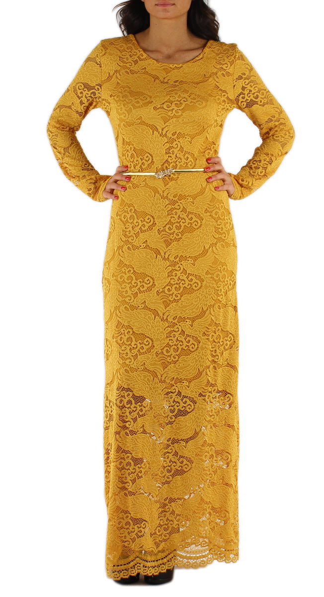 Long dress-yellow