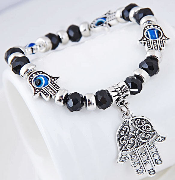 Bracelet khamsa noir