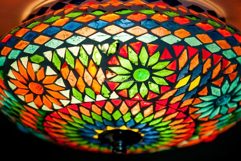 Orientalische Deckenlampe Mehrfarbig Ø25 - Deckenleuchte