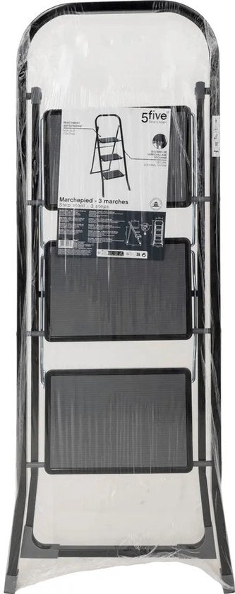 Stepladder, foldable, 3 steps, max. 150 kg
