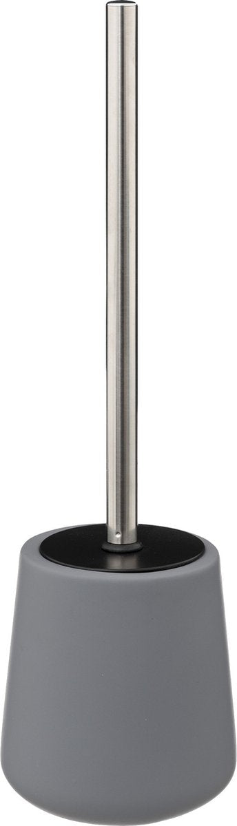 5Five - WC / Brosse WC avec distributeur de savon 250 ml - gris - céramique