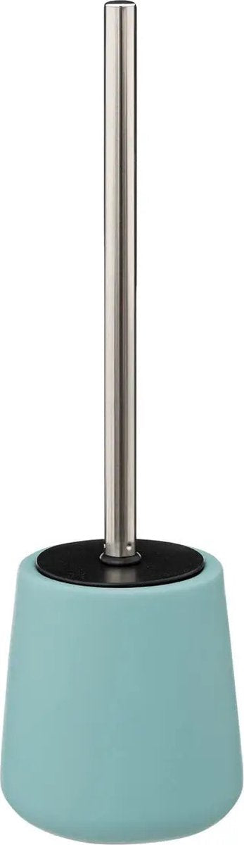 5Five WC-Bürste im Halter – Polyresin/Metall – Eisblau – 40 cm