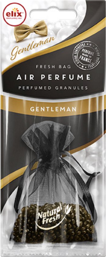 Elix - Sachet parfumé billes granulées - Désodorisant parfum masculin - Désodorisant voiture - Parfum longue durée - pour voiture, placard & pièce - Gentleman