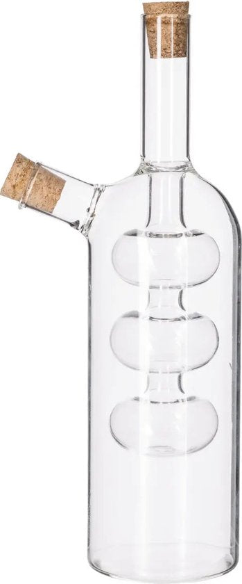 5Five Essig- / Ölflaschen Luxus-Tischset Spender - Glas - Design-Form - Olivenölflaschen