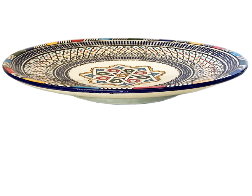 Handmade pottery bowl Fes Ø35