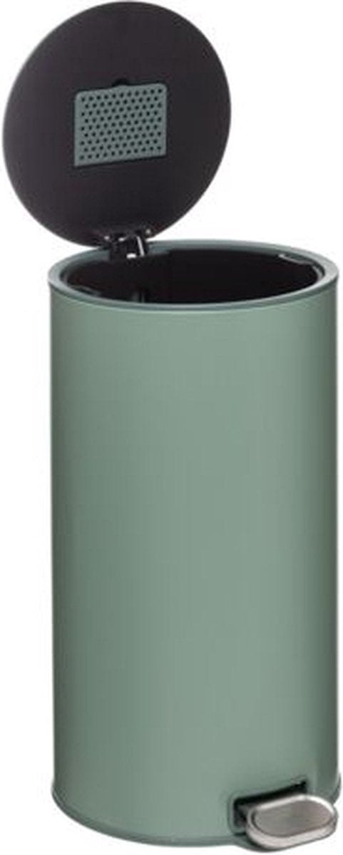 5Five Pedal bin - waste bin 30l metal delta green