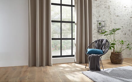 Atmosphera verduisterend gordijn beige – plooigordijn 140 x 260 cm