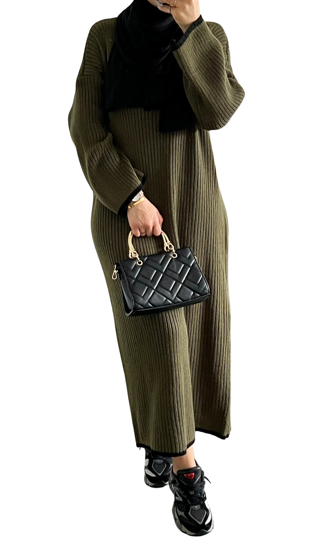 Robe côtelée