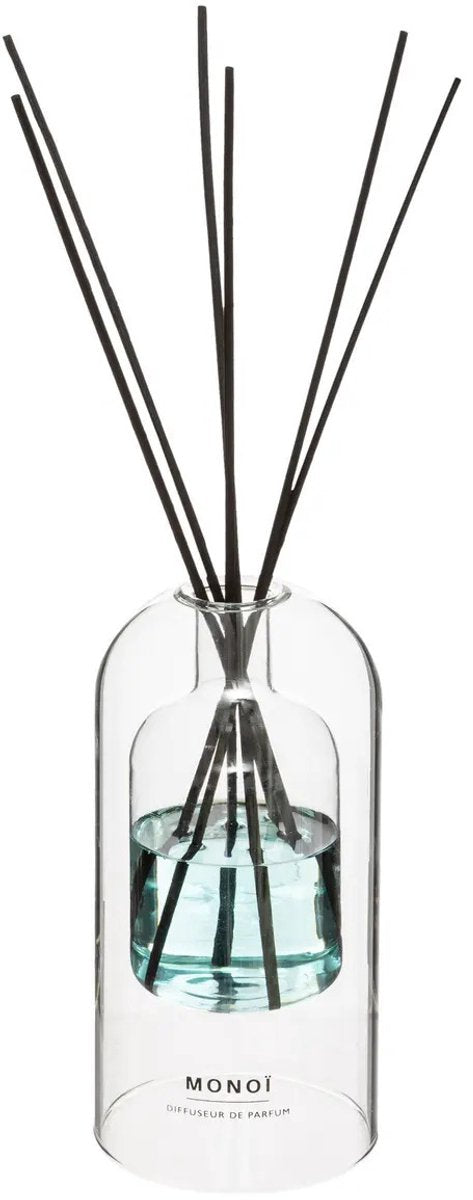 Atmosphera geurverspreider Monoi, 150 ml – geurstokjes in glazen houder
