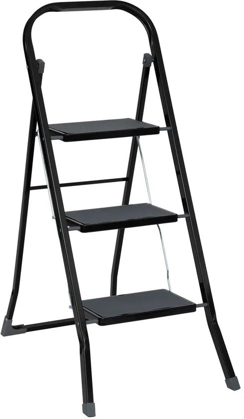 Stepladder, foldable, 3 steps, max. 150 kg