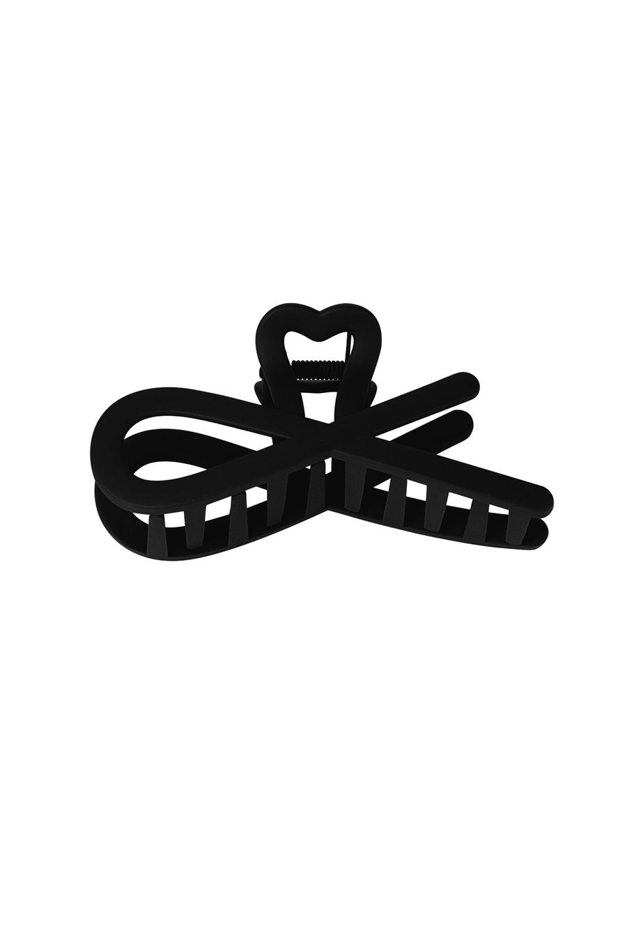 Haarspange Locken & Wellen – Haarklammer aus Kunststoff – 11 cm – Schwarz