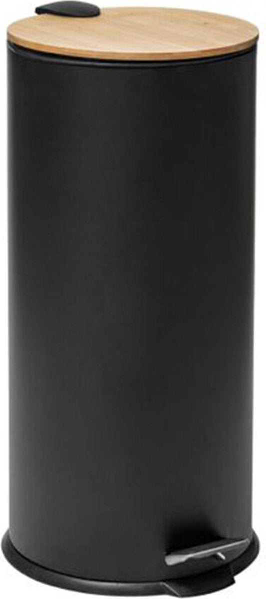 Poubelle à pédale 30L Cici Noir