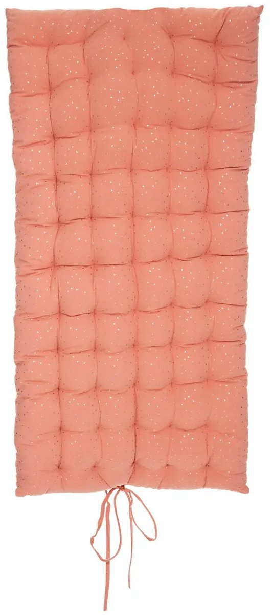Atmosphera Floor Cushion Mattress - stone red - polyester / cotton - 120 x 60 x 5 cm - Extra long - playing - gaming - relaxing - exercises