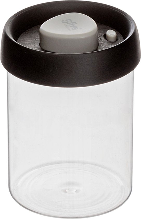 5Five vacuüm voorraadpot van glas met pomp in het deksel – 1 liter – foto 4