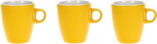 Cosy & Trendy Vicky Becher - 19 cl - Ø 7 cm x 8,5 cm - Gelb - 6er-Set