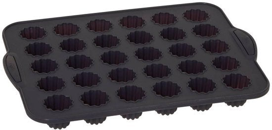 Silicone TOP canelé baking mold - 30 molds - sturdy frame & non-stick silicone - 100% Platinum Silicone