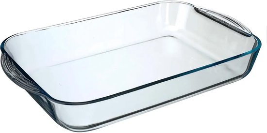 Secret de Gourmet - Rectangular oven dish - Transparent glass - 40 x 25 cm - 6 litres