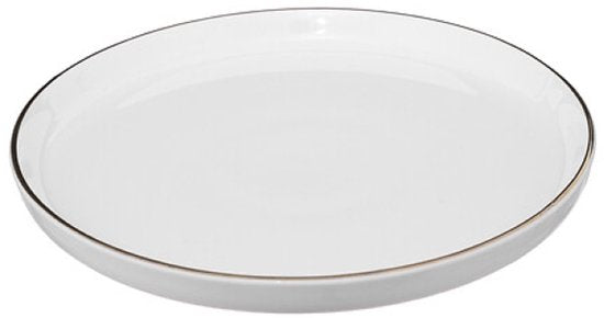 Sublima dessertborden set van 6 – witte gebaksbordjes van porselein, Ø 20 cm – foto 2