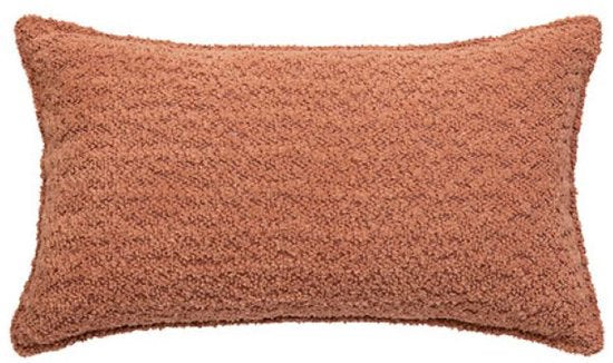 Terracotta sierkussen 30 x 50 cm – rechthoekig bankkussen van polyester