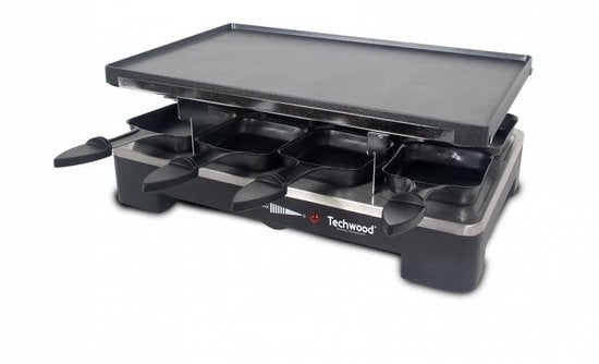 Techwood – Raclette – grill – reversible baking/grill plate – 8 people