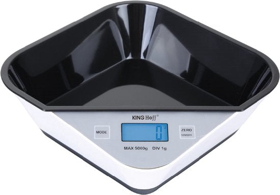 Kinghoff 1826 - Kitchen scale with built-in bowl