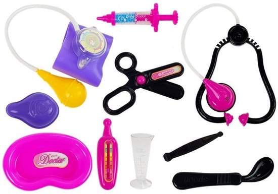 Toy doctor set - junior doctor set in a bag - baby doctor set