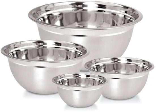 Kinghoff KH -2059 Edelstahlschüsseln – 4er-Set – Ø 18-26 cm