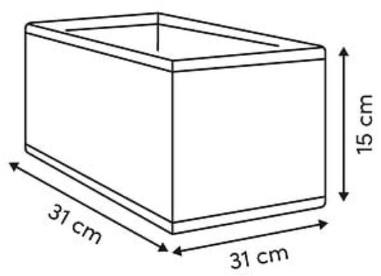 Aufbewahrungsbox - Aufbewahrungsbox-Set - Gesprenkelt - Faltbar - 2er-Set - Stoff-Aufbewahrungskorb - Mit Griff - 31 x 15,5 x 15,2 cm - Beige