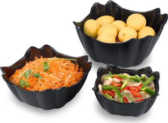Melamin-Servierschale - Obstkorb - Brotkorb / Brotkörbe - Servierschalen 25 x 10 cm