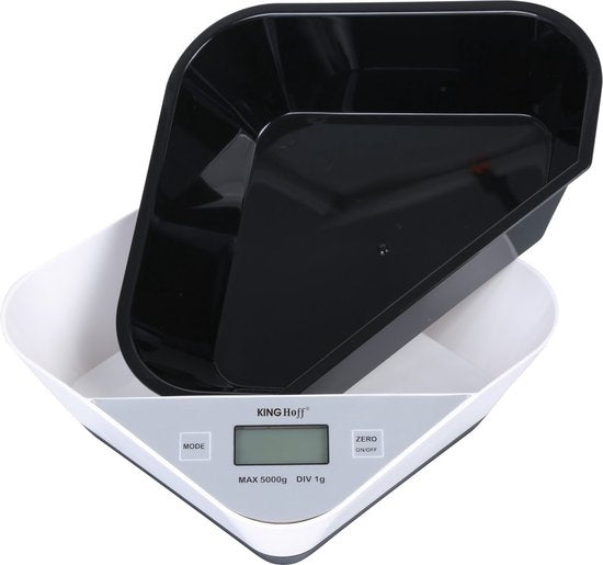 Kinghoff 1826 - Kitchen scale with built-in bowl
