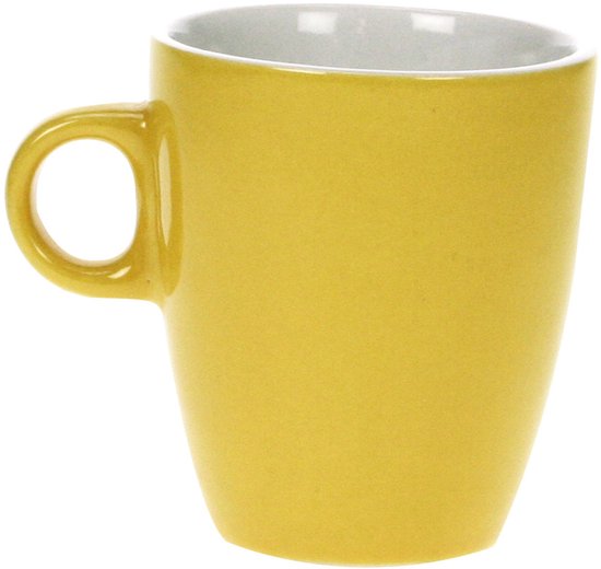 Cosy & Trendy Vicky Becher - 19 cl - Ø 7 cm x 8,5 cm - Gelb - 6er-Set