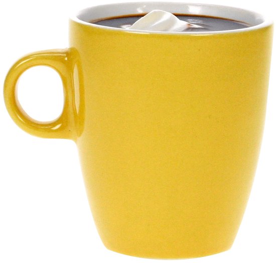 Cosy & Trendy Vicky Becher - 19 cl - Ø 7 cm x 8,5 cm - Gelb - 6er-Set