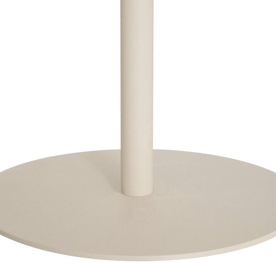 Table d'appoint Atmosphera Fiora - Ø43xH51cm - Ivoire