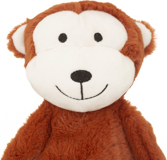 Knuffelaap XL – zachte pluche jungle aap van 47 cm, bruin – foto 2