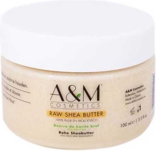 A&M Raw Shea Butter Jar 100ml