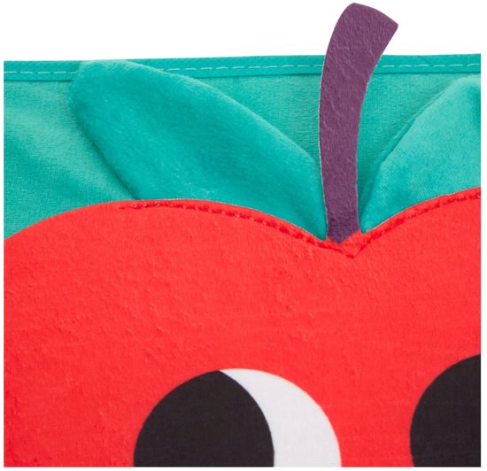 Atmosphera opbergmand kinderkamer appel – blauw, opvouwbaar, 29 x 29 x 29 cm – foto 4