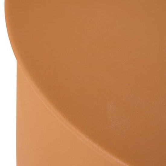 Atmosphera – Totem Coffee Table Palomba – Ochre Ø 31 cm Steel H 41.8 cm – No Assembly