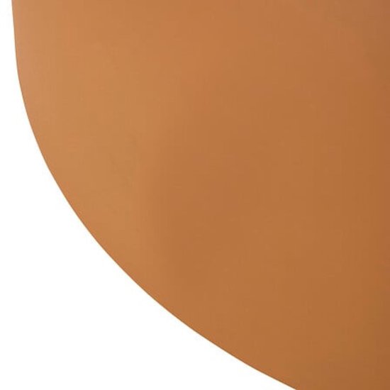 Atmosphera – Totem Coffee Table Palomba – Ochre Ø 31 cm Steel H 41.8 cm – No Assembly