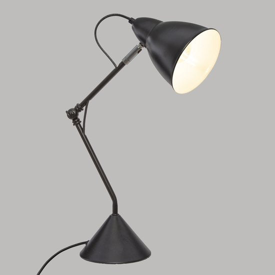 Atmosphera Tischleuchte / Schreibtischleuchte Design Light Classic - schwarz - Metall - H62 cm - Leselampe