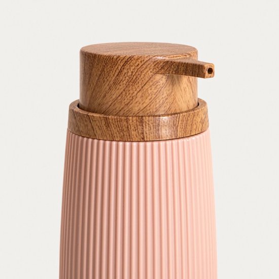 Homla Diall zeepdispenser roze – handzeep pompje 0,35 liter, kunststof – foto 2